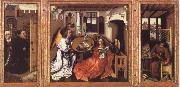 Robert Campin Annunciation The Merode Altarpiece oil painting on canvas